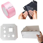 Bento Cake and Cupcake Box 2-in-1 4-inch Cake and 5 Cupcakes Box 5 Sets with One Wide Roll of Ribbon for Family Dinner Birthday Party Picnic Gift (faskdfh)