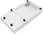 Espresso Knock Box Drawer, Stainless Steel High Bearing Capacity Coffee Knockbox For Home and Commercial Use, Middle Size 13.77 x 9.84 x 3.54 inch (White)