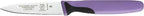 Mercer Culinary Millennia Colors 5-Piece Magnetic Board Set with Purple Handles, Bamboo