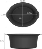 HOMECOOKIN Slow Cooker, Extra Large 10 Quart Digital Programmable Slow Cookers with Timer, Dishwasher Safe Glass Lid & Crock, Kitchen Appliance for Families and Gatherings, Stainless Steel
