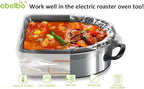 Large Size 36 Count Slow Cooker Liners 13"x21", Disposable Nylon Pot Liners, Multipurpose BPA-Free Cooking Bags, Fits 3-8 Quarts Oval & Round Pots & Slow Cookers