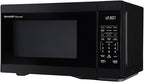 SHARP Countertop Microwave Oven with Removable 12.4" Carousel Turntable, 1000 Watt, 1.1 Cubic Feet, Black