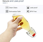 Swing Top Glass Bottles 8 oz with Airtight Lids for Home Brewing, Kombucha, Kefir, Vanilla Extract, Beer, Oil, Vinegar, Homemade Juices, Water,Soda Set of 9
