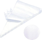 Frosting Piping Bags 18 inch, 100 Pcs Disposable Piping Bags for Royal Icing, Thick Anti Burst Cake Pastry Bags Disposable Royal Icing Bags for Cookie, Cakes and Dessert Decoration L