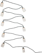 Kurt Adler UL 10-Light Clear Mason Jar Light Set