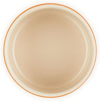 Le Creuset Signature Salt Cellar and Storage Canister with Wood Lid, 7 oz., Flame