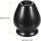 HARFINGTON Ceramic Chasen Stand 65mm Matcha Whisk Holder, Traditional Matcha Tea Chasen Holder, Black