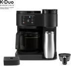 2-in-1 Hot & Iced Coffee Maker for Pods & Grounds – 12-Cup Glass Carafe & Single-Serve Brewer, 72oz Reservoir, Strong Brew, Extra Hot, Brew Over Ice, MultiStream Tech, Compact Design (Black)