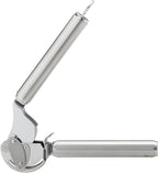 Rösle 12895 Stainless Steel Garlic & Ginger Press with Scraper for Effortless Mincing with Easy Cleanup, 13-inch