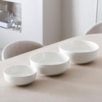 Villeroy & Boch Afina Gourmet Large Serving Bowl, Premium Porcelain, Made in Germany, Dishwasher and Microwave Safe, 10.25x 10.25x 4 in, Stackable, White