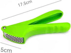 Garlic Press Dicer Wheel, Plastic Garlic Masher, Simple Household Manual Kitchen Tool with Garlic Press Box (rotundity)