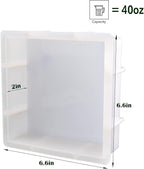 Square Silicone Molds for Resin Casting - Large, Deep Molds for Flowers & Insect Specimens - DIY Resin Art Gifts & Home Decoration (6.6'' x 2'')