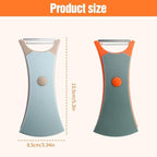 2 In 1 Fruit Peeler,Peeling and shredding Vegetables Potato Vegetable Peeler Carbon Steel Blade,Multi Function Stainless Steel Vegetable Peeler with Straight and Serrated Blades (2PCS-B)