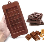 Silicone Break-Apart Chocolate, Food Grade Non-Stick Protein and Energy Bar Mold (Chocolate Bar Mold Set of 2) (2)