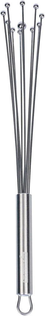 Restaurantware-German Standard 12.6 Inch Ball Whisks, 24 Dishwashable Kitchen Whisks - Ergonomic Handle, Durable, Stainless Steel Manual Egg Beater, Suitable For Whisking, Stirring, Mixing, Beating