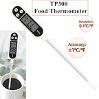 3pcs Candy Thermometer Digital Instant Read for Meat Kitchen Cooking Food Oil Deep Fry BBQ Grill Smoker (3, 9.4in)