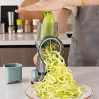 GYH&GXR Rotary Cheese Grater with Handle Vegetable Cheese Shredder Slicer Grater for Kitchen 3 Changeable Blades for Cheese Potato Zucchini Nuts Chocolate.