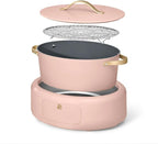 Beautiful 10-in-1 6Qt Electric Multi-Cooker with 7 Presets, Oven-Safe Pot & Lid, Sauté, Steam, Slow Cook, Slow Cooker, Simmer, Rice & More – Touch Display, Dishwasher Safe, Serves Up to 7 (Rose)