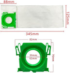 8-PACK 6695ER Vacuum Cleaner Bags for Sebo K Series Sebo X Series X1 X2 X3 X4 X5 Extra Pet XP2 XP3 AIRBELT K Series Windsor Sensor X1 X2 X3 X4 X5