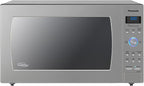 Panasonic Oven with Cyclonic Wave Inverter Technology, 1250W, 2.2 cu.ft. Countertop Microwave with Genius Sensor One-Touch Cooking – NN-SD975S (Stainless Steel/Silver), Stainless