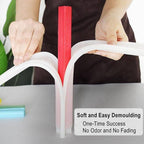 Tube Column Silicone Soap Candle Mold Christmas Hook Embed Soap Making Supplies Silicone Mold for Soap