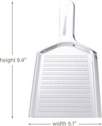 TIKUSAN Japanese Grater Oroshigane Slicer Stainless Steel Made in Japan for Radish Garlic Ginger Fruits and Root Vegetables (5.1"x9.4")