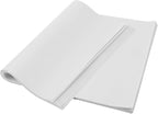 EcoDispose Non-Stick Precut Parchment Paper Baking Sheets Full Pan liner for Bake (12-3/16" x 16-3/8",White,100PCS)