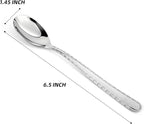 8 Pieces Heavy Duty Teaspoons Set,Tea Spoons Silverware,Food Grade Stainless Steel Dessert Spoons,Mirror Polished and Dishwasher Safe