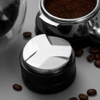 MATOW 53mm Coffee Distributor, Espresso Distribution Tool, Coffee Leveler Compatible with Breville 54mm Portafilter- Professional Espresso Distributor Leveler Tool