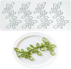 Hollow Leaf Silicone Mold Chocolate Candy 3D Hollow Leaf Candy Mold Food Cooking Meals Decorations Fondant Mold Polymer Clay Molds (Leaf N_8.76x3.72x0.12inch)