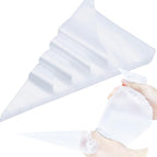 L 19 Inch Large Piping Bags,100 Pack Disposable Pastry Bags,Thick Anti-Burst Icing Piping Pastry Bags For Frosting Decorating Cake Cupcake Cookie (L 19 Inch-100 Pack)