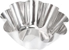 Unomor Pcs Stainless Steel Sauce Dish Egg Tart Tins Egg Tart Shell Baking Pan Puto Molder Filipino Baking Supplies Dish Mini Paper Cups Mold Cake Portuguese s
