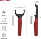 KitchenAid Universal Y and Euro Peeler Set, 2 Piece, Empire Red