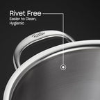 Fissler M5 Pro-Ply 5-ply Stainless Steel Sauté Pan, 3 Quart, with Metal Lid