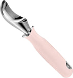Beneno Heavy Duty Ice Cream Scoop - Upgraded Anti-Fracture Design, Comfortable Grip Long Handle, Effortless Scooping & Dishwasher Safe, Pink