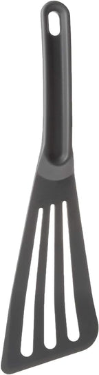 Mercer Culinary Hell's Tools Hi-Heat Slotted Spatula, 12 Inch x 3.5 Inch, Gray