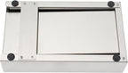 Espresso Knock Box Drawer, Stainless Steel Coffee Grounds Container with Removable Rubber Knock Bar and Non-slip Base, Mini 9.29 x 5.43 x 2.08 inches (Silver)