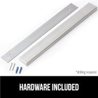 GORILLA GRIP Stainless Steel Magnetic Knife Holder for Wall, Multi-Purpose Magnet Bar for Knives, Tools, Art Supplies, Heavy Duty Strip Holds Up to 6 lbs, Kitchen Organizer, 12 Inch, Drilling Required
