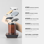 Rolling Knife Sharpener - EXTRA FINE Whetstone Knife Sharpener Roller - EASY TO USE - Rolling Sharpener for Knives with Magnetic Knife Holder - Knife Sharpening Kit knife sharpener stone