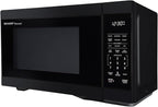 SHARP Countertop Microwave Oven with Removable 12.4" Carousel Turntable, 1000 Watt, 1.1 Cubic Feet, Black