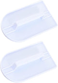 2 PCS Fondant Smoothing,Cake Decoration Icing Smoother, Paddle Fondant Polisher Finisher Sugarcraft Cups,fondant paddle,White,14.5 x 8 cm/5.7" x 3.1"