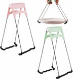 2 PCS Stainless Steel Hot Bowl Clip,Stainless Steel Bowl Lifter Clips,Multifunction with Plastic Handle Foldable Bowl Clip Kitchen Tools Cooking Tongs Ideal to Hold Dishes, Bowls, Pans and More