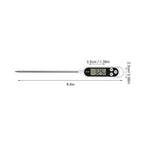 3pcs Candy Thermometer Digital Instant Read for Meat Kitchen Cooking Food Oil Deep Fry BBQ Grill Smoker (3, 9.4in)