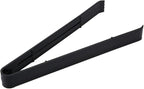 24 Pieces Plastic Salad Tongs, Black Kitchen Serving Tongs, 9 Inch Disposable Utensils Set, Perfect for Buffets and BBQ, Food Safe Material (24, Black)