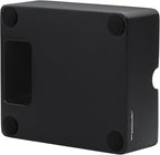Normcore Compact Espresso Knock Box, Metal Coffee Knock Box, Heavy-Duty Knockbox, Anodized Aluminum, Espresso Accessories for Coffee Grounds, Black