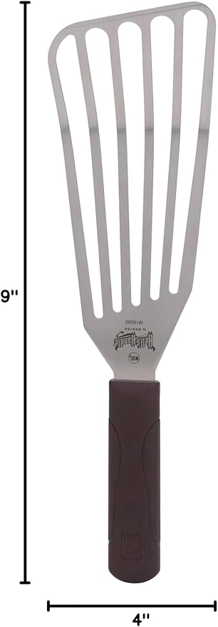 Mercer Culinary Hell's Handle Large Fish Turner/Spatula, 4 Inch x 9 Inch