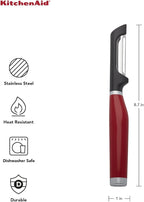 KitchenAid Gourmet Euro Peeler, 8.7-Inch, Red