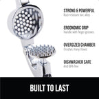 GORILLA GRIP Garlic Press and Peel Set, Heavy Duty Mincer Tool, Large Ergonomic Handle, Easily Mince and Crush Garlics, Ginger, Nuts, Seeds, Peeler Included, Peeling Cloves, Kitchen Gadgets, Mint