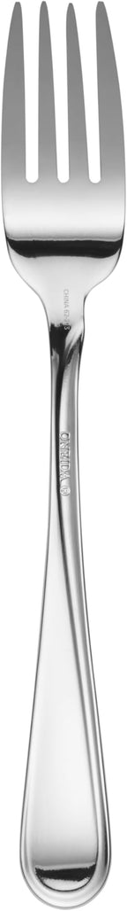 Oneida Silverware Set For 8, Flight 45-Piece Everyday Flatware Set with Serving Utensils, Service For 8, 18/0 Stainless Steel, Dishwasher Safe, Knives Spoons and Forks Set, Dining (Silver, 45 pieces)