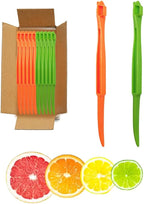 50Pcs Orange Peeler Tool，Citrus Peeler， Plastic Fruit Cutter，Lemon Citrus Peel Cutter，Kitchen Accessories，Kitchen Gadgets